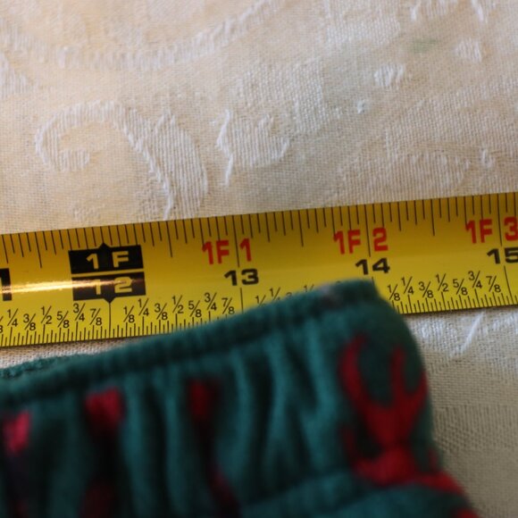 Stafford Men's Fleece Green Deer Design Lounge/Sleep Pants Size Medium Cozy - Picture 5 of 11